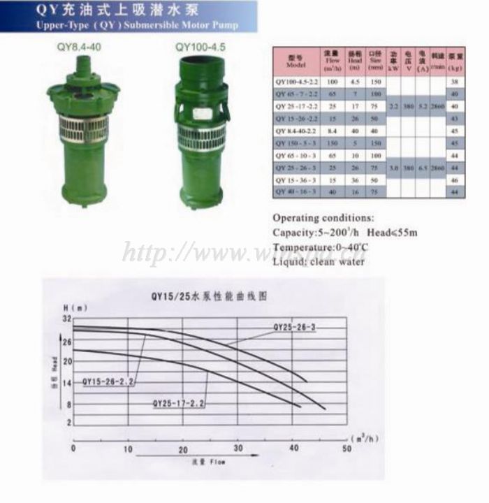 surmersible pump